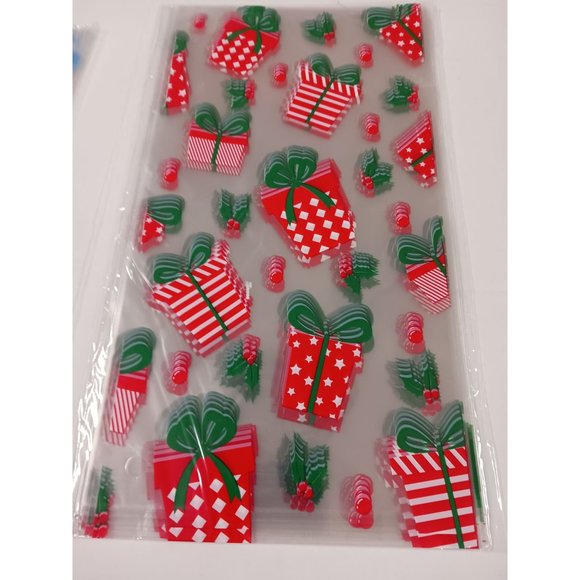Tomnk 160 Pieces Christmas Cellophane Bags NEW - Picture 9 of 11